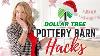 10 Pottery Barn Hacks Dollar Tree Christmas Decor Ideas 2022