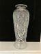 12 Inch Abp Signed Tuthill Cut Glass Vase Exc Condition