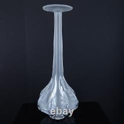 13.5 Lalique Claude French Art Cut glass Vase
