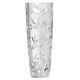 13-inch Clematis Crystal Flower Vase, Clear, Hand-cut In Russia