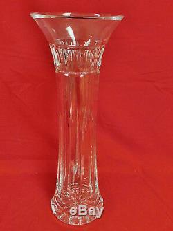 16 Flared WATERFORD Crystal Cut Glass Vase IRELAND BEAUTIFUL Large