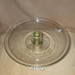 1870s Sandwich Glass Blown and Cut Epergne