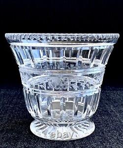 19th Century Cut Glass and Footed Vase Engraved