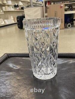 1 (One) WATERFORD GIFTWARE Cut Crystal 8 inch Vase Signed DISCONTINUED