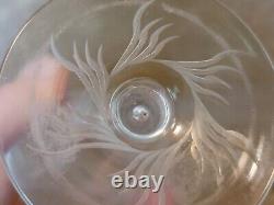 ABP Sterling Cut Glass Company 8 Vase Signed Ornately Cut Beautiful #0563