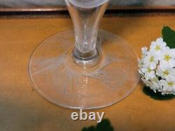 ABP Sterling Cut Glass Company 8 Vase Signed Ornately Cut Beautiful #0563