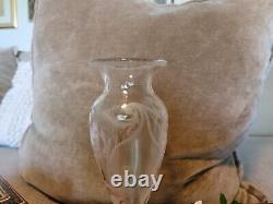 ABP Sterling Cut Glass Company 8 Vase Signed Ornately Cut Beautiful #0563