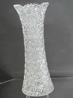 ABP cut glass vase antique Russian