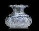 American Brilliant Cut Glass Antique Vase Medium Rare Fine Quality Tiered Neck