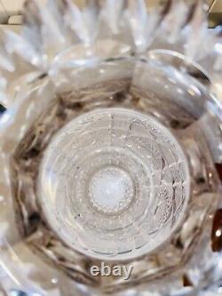American Brilliant Period ABP Cut Glass Crystal Vase Sawtooth Rim 12 2285g