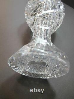 American Brilliant Period Cut Glass vase