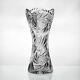 American Brilliant Prism Vesica Swirl And Pinwheel Cut Corset Vase, Antique 12