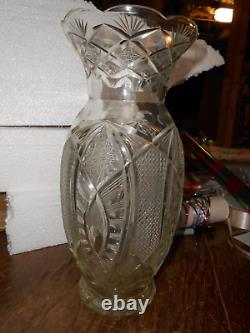 American Brilliant Vase, Antique Empire 12