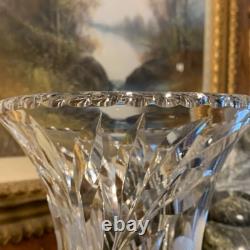 Antique ABP Cut Glass Dorflinger Blank Floral Cutting 18 1/2 Pedestal Vase