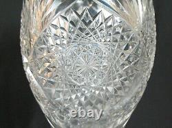 Antique Abp American Brilliant Abcg Cut Glass 12 Chalice Vase