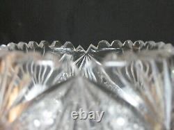 Antique Abp American Brilliant Abcg Cut Glass 12 Chalice Vase