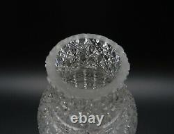 Antique American Brilliant Crystal Cut Vase