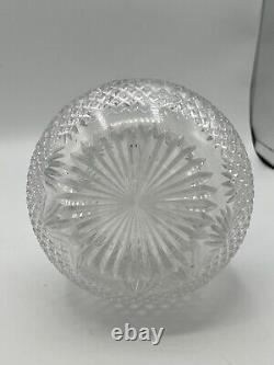 Antique American Brilliant Period Cut Crystal Vase
