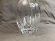 Antique Crystal Vase Lead 24% Cut Tall Clear Vintage Glass