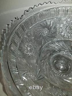 Antique Cut Glass Bowl