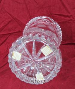 Antique Cut Glass Flower Table Vase 10 1/2