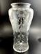 Antique Late Abp Early Elegant Cut Glass Floral Pattern 12 3/4 Vase
