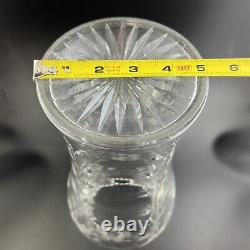 Antique Late ABP Early Elegant Cut Glass Floral Pattern 12 3/4 Vase