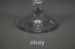 Antique Pittsburgh New England Panel Cut Flint Glass Celery Vase Circa 1840s