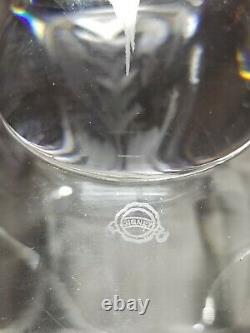 Antique Signed Signet Hawkes ABP Cut Glass WILD ROSE Pattern Heavy Pitcher