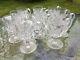 Antique Victorian Cut Glass Crystal Custard Cup X 11 Approximately 8.2 Cm High