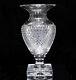 B273 Very Large Baccarat Medici Crystal Glass Vase Diamond Cut