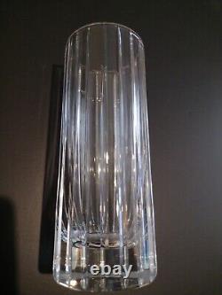 BACCARAT Crystal Vase 8 T Harmonie Cylinder Made In France