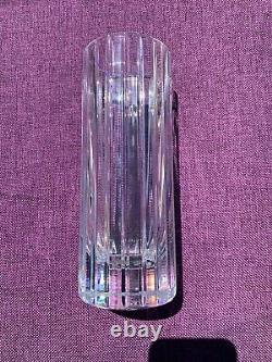 BACCARAT Crystal Vase 8 T Harmonie Cylinder Made In France Romantic