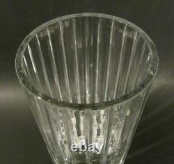 BACCARAT France HARMONIE BIG 11.75 Cut Crystal French Art Glass Flower Vase