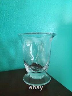 BEAUTIFUL! William Yeoward Rosetta Cut Crystal Vase SIGNED! Scully & Scully