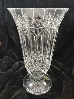 Beautiful Vintage 12 Tall Waterford Balmoral Crystal Vase, Extremely HEAVY