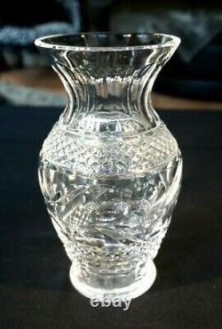 Beautiful Vintage Waterford Heavy Cut Crystal Vase
