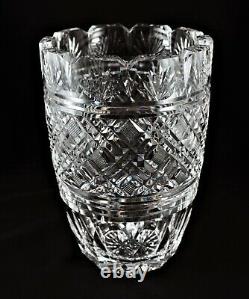 Beautiful Waterford Crystal 8 Flower Vase