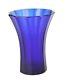 Blue Cut-glass Vase By Josef Hoffmann