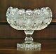 Bohemia Czech Vintage Crystal Oval Bowl 6 Wide, Hand Cut, Queen Lace