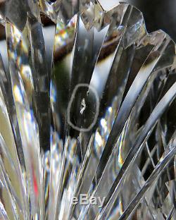Brilliant Cut Glass Crystal Trumpet Vase Dorflinger Hawkes Pairpoint 12 tall