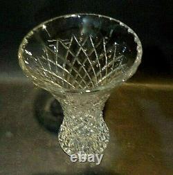 Cartier Cut Crystal 10 Vase