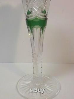 DORFLINGER American Brilliant Cut Glass 12 Trumpet Vase, c. 1900