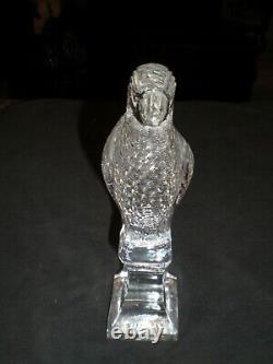Early Fredrick Carder Steuben Cut Glass Eagle Hawk Bird of Prey Good Cond #1