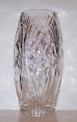 Exquisite Waterford Crystal Master Cutter Collection Beautifully Cut 10 Vase