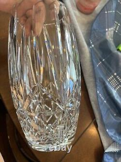 Fifth Avenue Crystal Cut Glass 11 Ovoid Vase Made In Poland