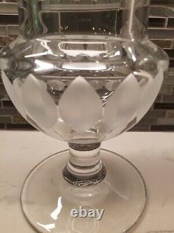 Flawless Cartier Cut Glass Vase 13h Excellent Cond. Wedding Housewarming Gift