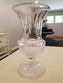 Flawless Cartier Cut Glass Vase 13h Excellent Cond. Wedding Housewarming Gift