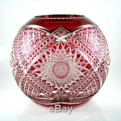 French Cut Crystal Vase Probably BACCARAT