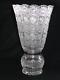 Gorgeous Bohemian Czech Cut Glass Lead Crystal 12 Vase In Queens Lace